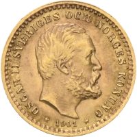1901 Sverige 5 kronor Oskar II (1872-1907), 01