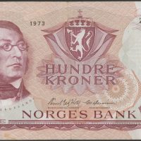 1973 100 kroner Z0125569, Erstatningseddel, 1