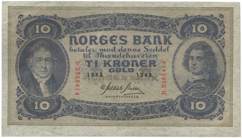 10 kr 1943 D.2355414, kv. 01