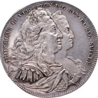 1731 Sverige riksdaler Fredrik I, ex. Philipson 40064, anhengsspor, 01