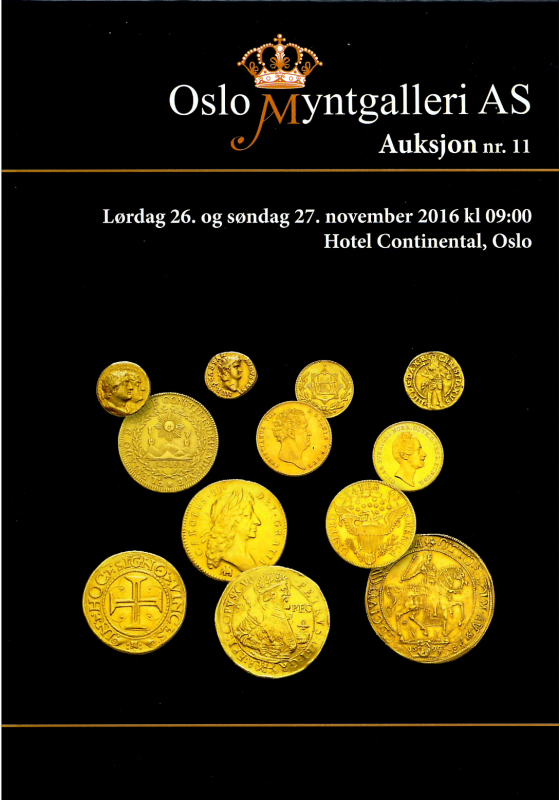 Oslo Myntgalleri katalog auksjon nr. 11