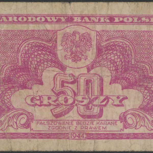 1944 Polen 50 groszy, 1-/2