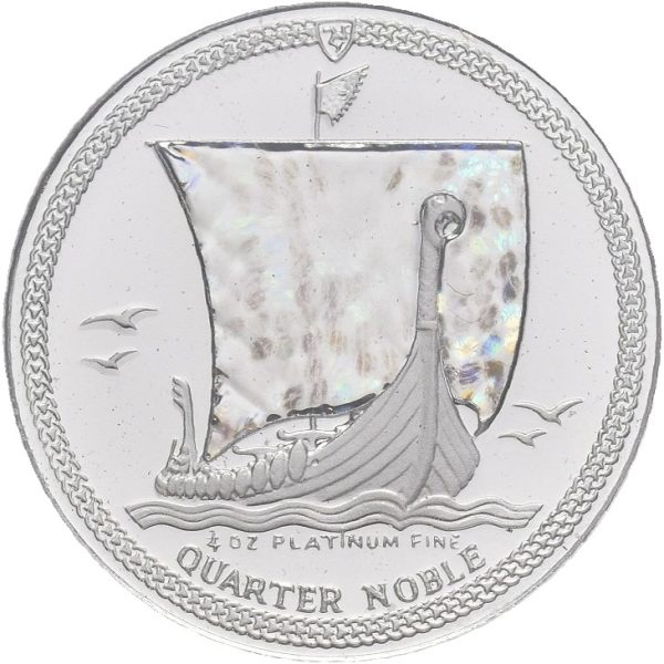 1996  Isle of Man 1/4 noble Elizabeth II., 7,78 g .999 Platina, proof