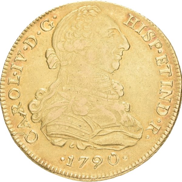 1790  Peru 8 escudos Carl IV., Lima, 01