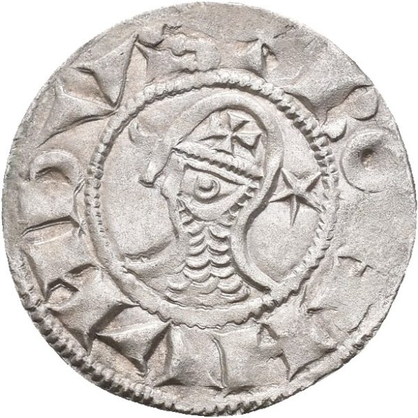 1149-1163  Antiokia denier Bohemund III., 1+/01