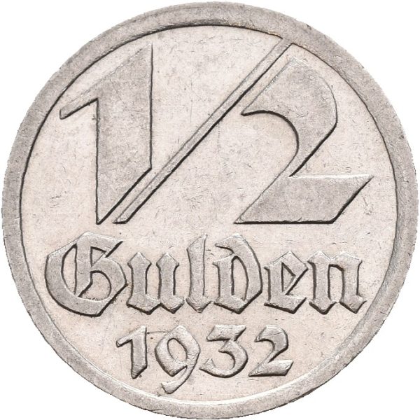 1932  Danzig 1/2 gulden, 01