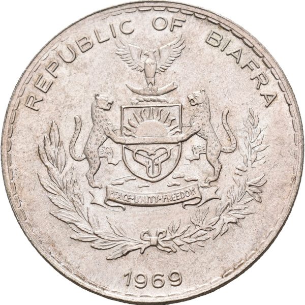 1969  Biafra 1 pound, 0