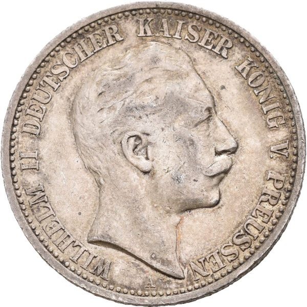 1903  Preussen 2 mark A Wilhelm II., 1+/01