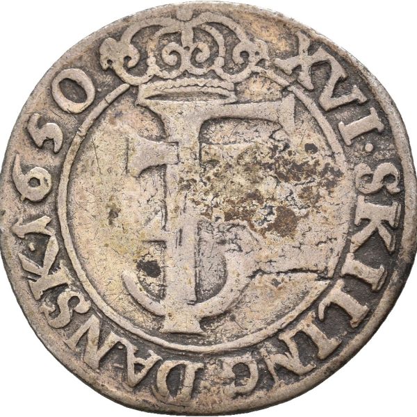 1650  1 mark Frederik III., 1