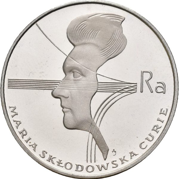 1974  Polen 100 złotych Marie Curie Skłodowska, fingermerker, proof
