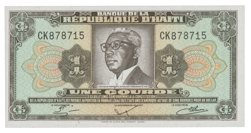 1980/82 Haiti gourde, 0