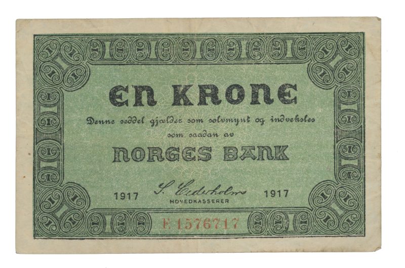 1917 1 krone F.1576717, 1-