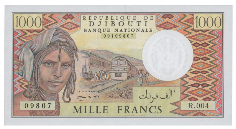 1991-2005 Djibouti 1000 francs, 0