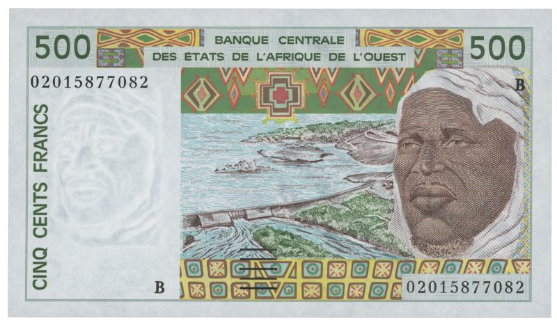 2002 Benin 500 francs, 0
