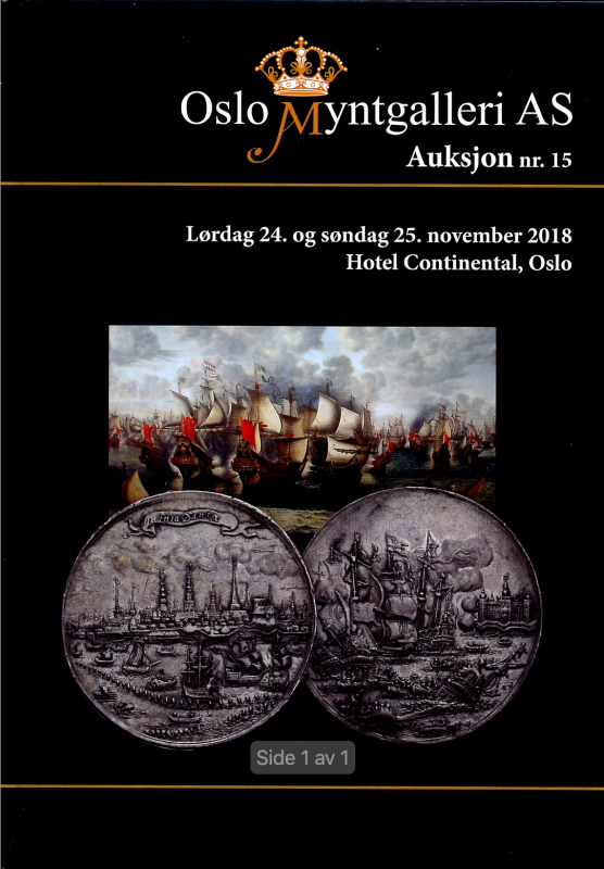 Oslo Myntgalleri katalog auksjon nr. 15