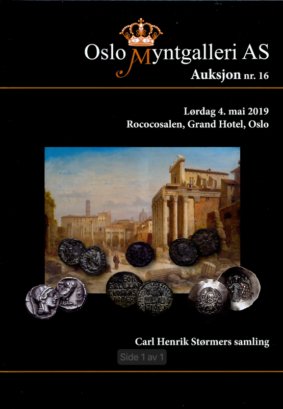 Oslo Myntgalleri katalog auksjon nr. 16