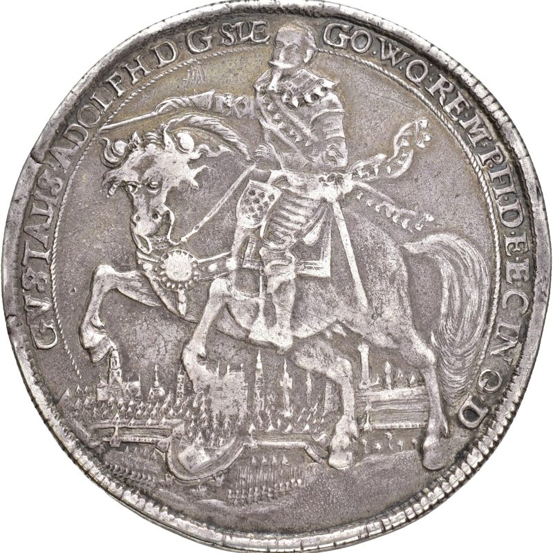 Gustav II Adolf — 2 riksdaler 1633