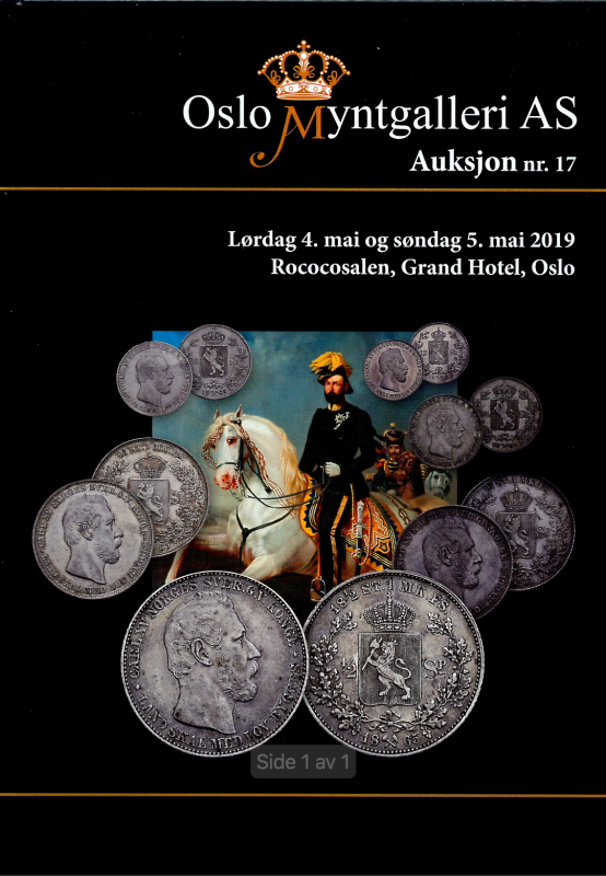 Oslo Myntgalleri katalog auksjon nr. 17