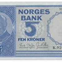 1963 5 kroner K.9286852, 4. utg., 01