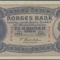 1931 10 kroner R.1951018, 1/1-
