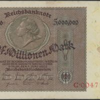 1923 Tyskland 5 millioner mark, 1-