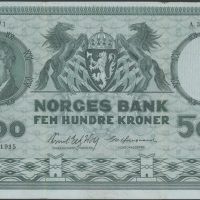 1971 500 kroner A.3971915, 4. utgave, 1-