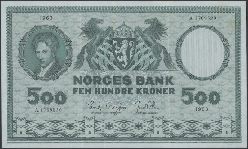 1963 500 kroner A.1769520, 1/1+