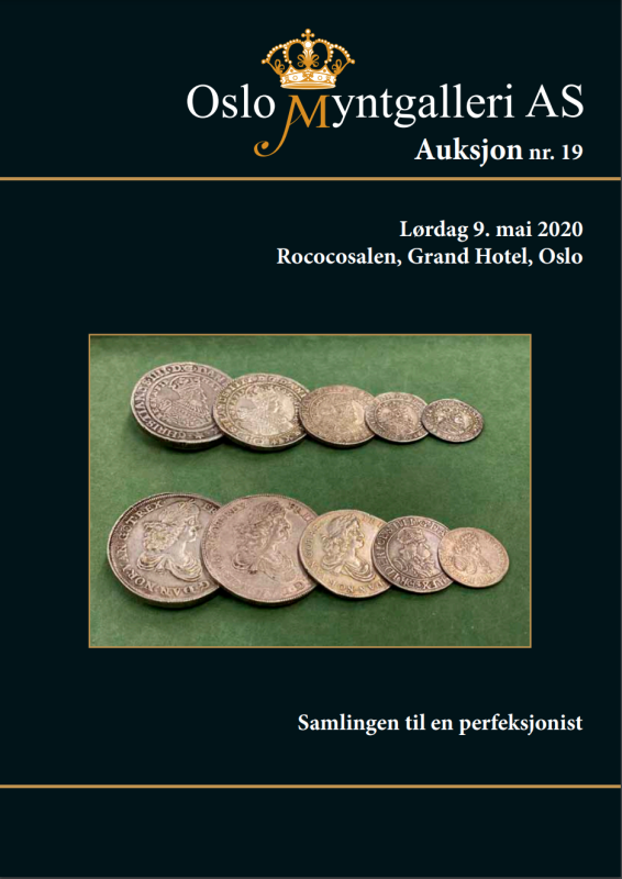 Oslo Myntgalleri katalog auksjon nr.19