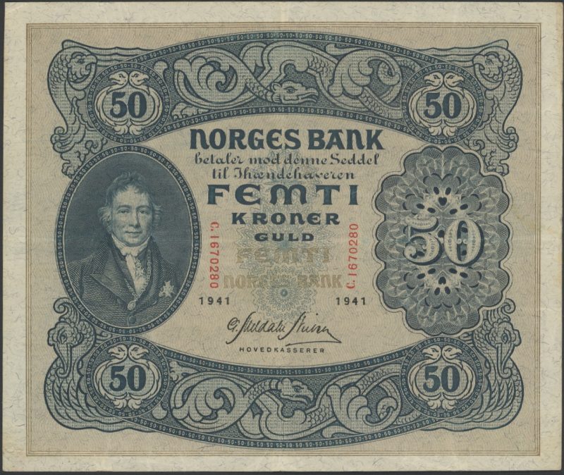 1941 50 kroner C.1670280, 1