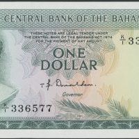 1974 Bahamas 1 dollar, 0/01