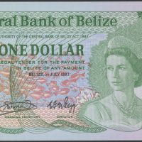 1983 Belize 1 dollar, 0