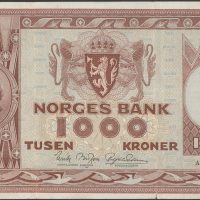 1968 1000 kroner A.3179455, brett rift, 1/1-