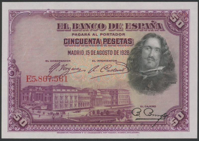 1928 Spania 50 pesetas, 0