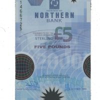 1999 Nord Irland 5 Pounds, polymer banknote, 0