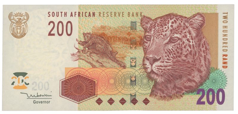 2004-2010 Sør Afrika 200 rand, 1+