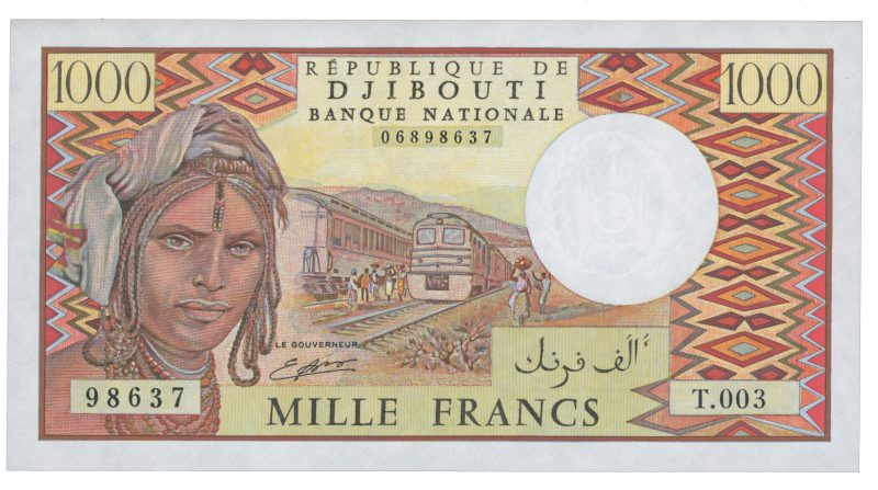1991-2005 Djibouti 1000 francs, 01