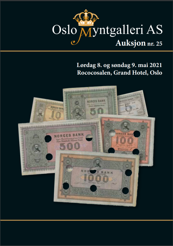 Oslo Myntgalleri katalog auksjon nr.25