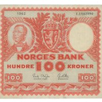 1962 100 kroner I.1843990, 1-