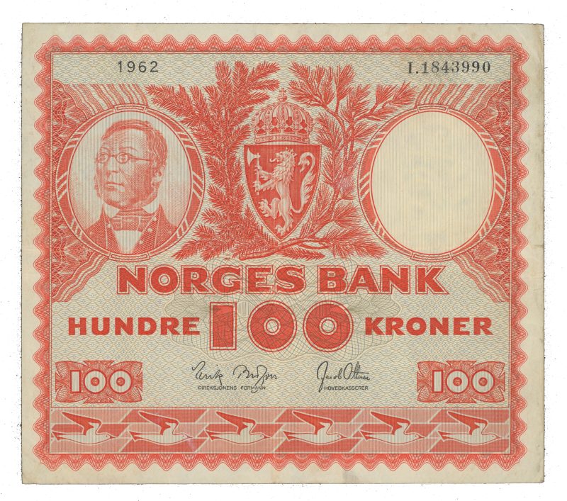 1962 100 kroner I.1843990, 1-