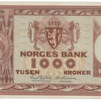 1974 1000 kroner A.5818396, 4. utgave, 1+