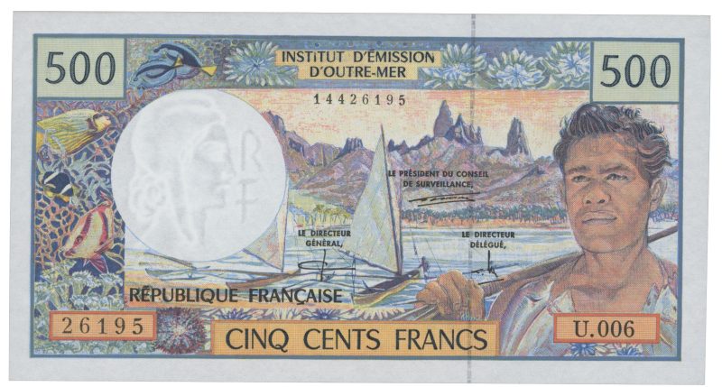 1995-2001 Frankrike 500 francs, 01