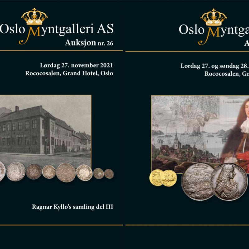 Catalogs for auction no. 26 and 27