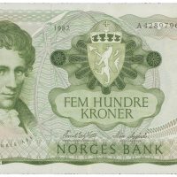 1982 500 kroner A4289796, 4. utgave, 1