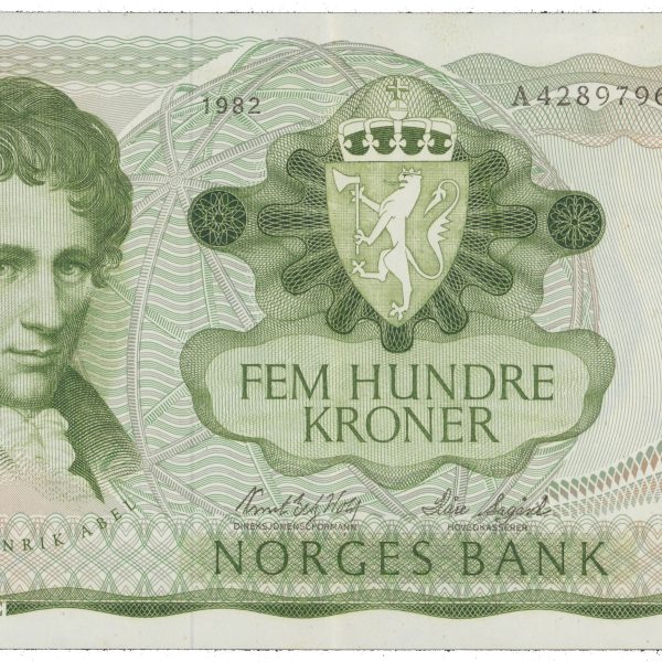 1982 500 kroner A4289796, 4. utgave, 1