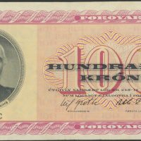 1975 Farøyene 100 kronur, 1-