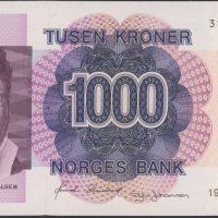 1989 1000 kroner 3100208961, 0/1
