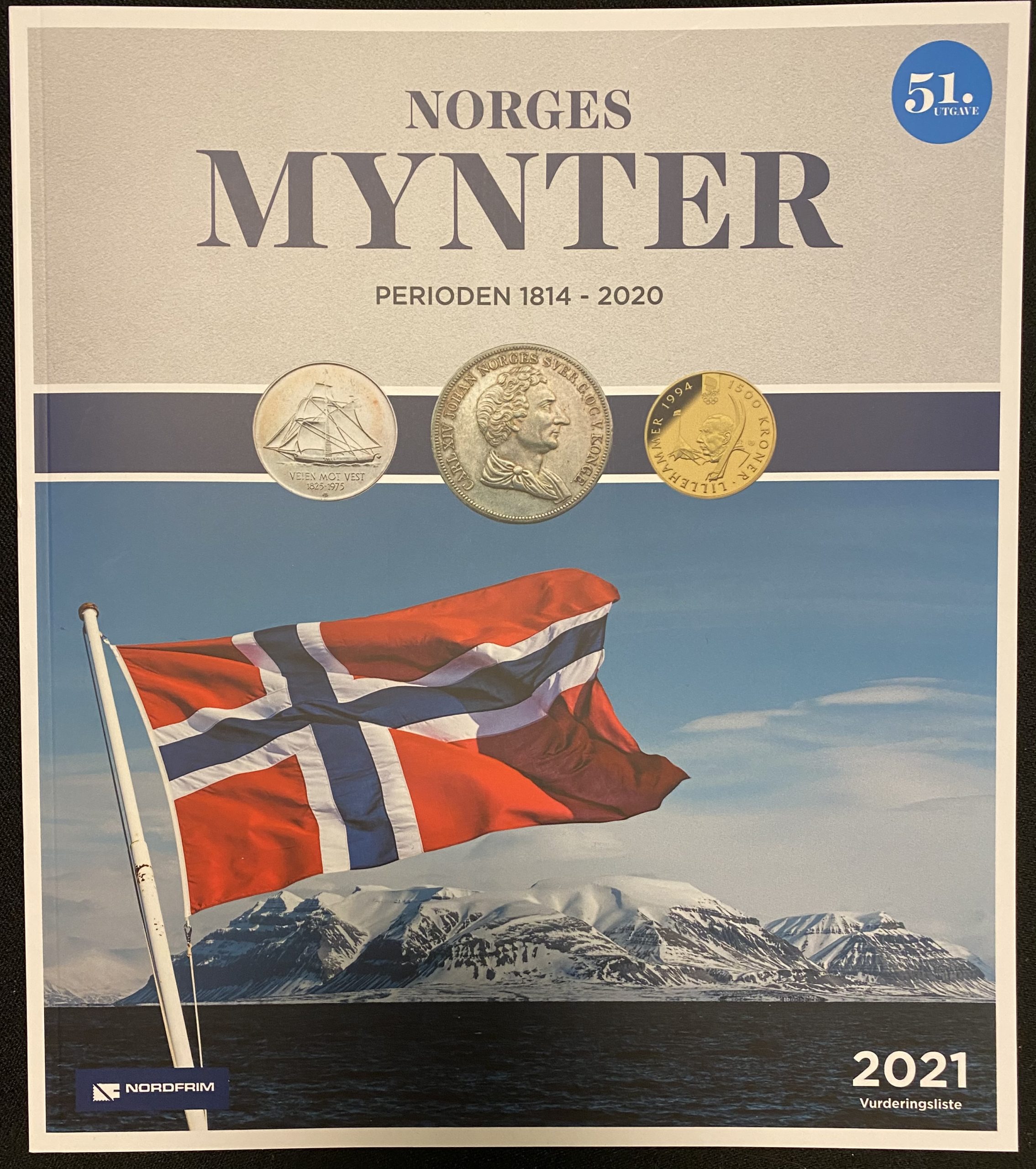 Norges Mynter 2021 med gratis frakt