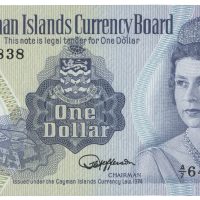 1974 Cayman Islands 1 dollar, 0/01