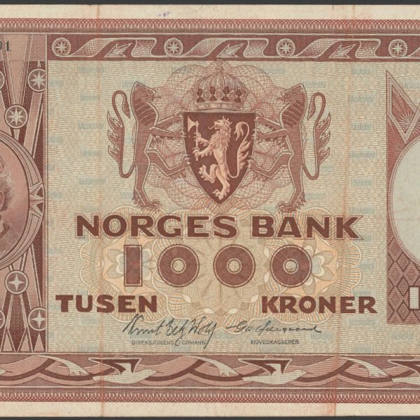 1974 1000 kroner A 5486001, 1-
