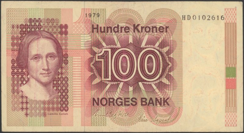 1979 100 kroner HD0102616, erstatnigsseddel, 1/1-